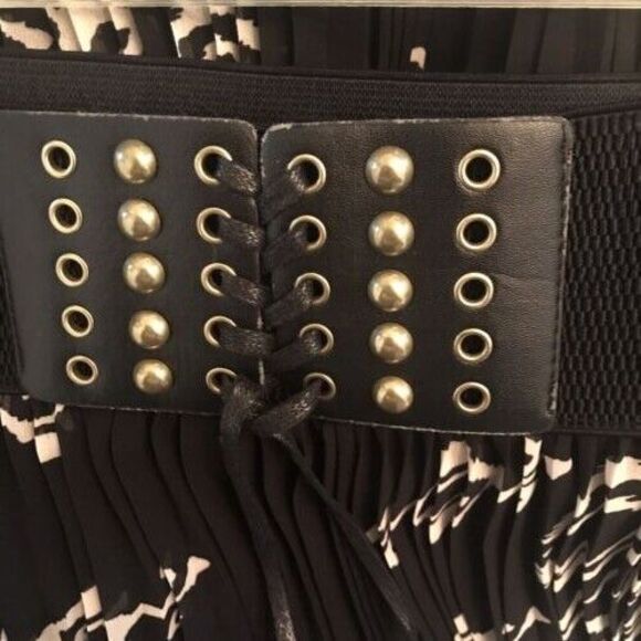 NWT Magic Women's Boho Multicolored Pleated Skirt With Elastic Waistband Size 2X - Picture 5 of 8